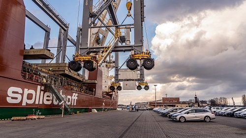 Suwnice RTG z El Professional w Porcie Gdańsk wyruszyły do terminalu kontenerowego w Afryce (video, foto)-GospodarkaMorska.pl