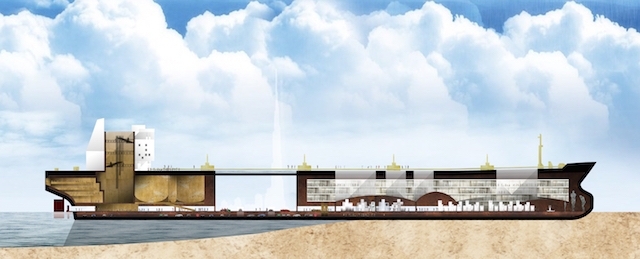 Niesamowity pomysł! Chcą tworzyć teatry i hotele z nieużywanych tankowców (GALERIA)-GospodarkaMorska.pl