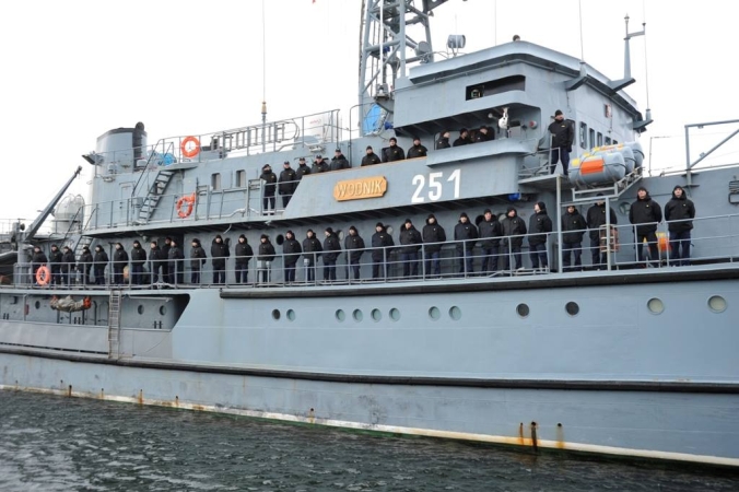 ORP Wodnik wrócił z zimowego rejsu-GospodarkaMorska.pl