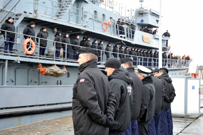 ORP Wodnik wrócił z zimowego rejsu-GospodarkaMorska.pl