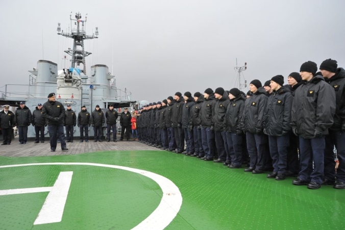 ORP Wodnik wrócił z zimowego rejsu-GospodarkaMorska.pl