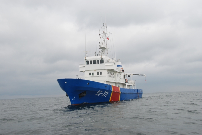 Patrolowiec  SG-311 po modernizacji-GospodarkaMorska.pl