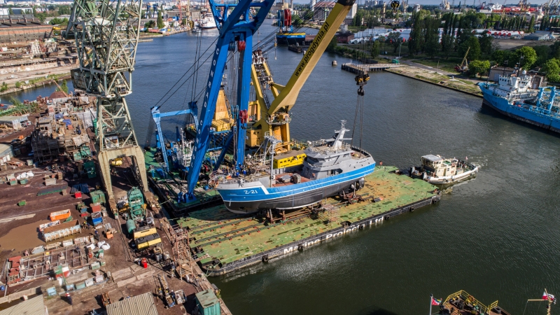 Kolejne wodowanie w stoczni Safe dla Damen Maskant [wideo, zdjęcia]-GospodarkaMorska.pl