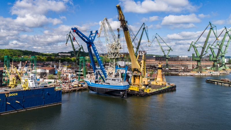 Kolejne wodowanie w stoczni Safe dla Damen Maskant [wideo, zdjęcia]-GospodarkaMorska.pl