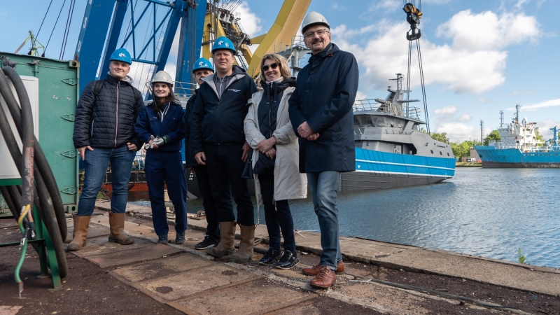 Kolejne wodowanie w stoczni Safe dla Damen Maskant [wideo, zdjęcia]-GospodarkaMorska.pl