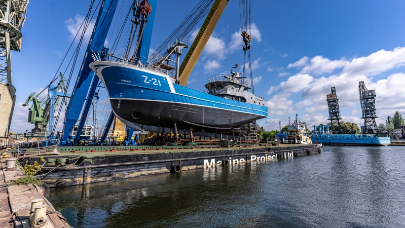 Kolejne wodowanie w stoczni Safe dla Damen Maskant [wideo, zdjęcia]-GospodarkaMorska.pl