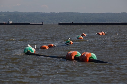 Mierzeja Wiślana. Prace kafarowe na sztucznej wyspie na finiszu [WIDEO]-GospodarkaMorska.pl