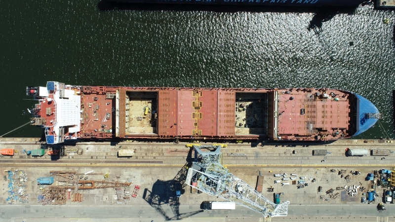 Stocznia Remontowa Nauta intensywnie rozpoczyna sezon letni [WIDEO, ZDJĘCIA]-GospodarkaMorska.pl