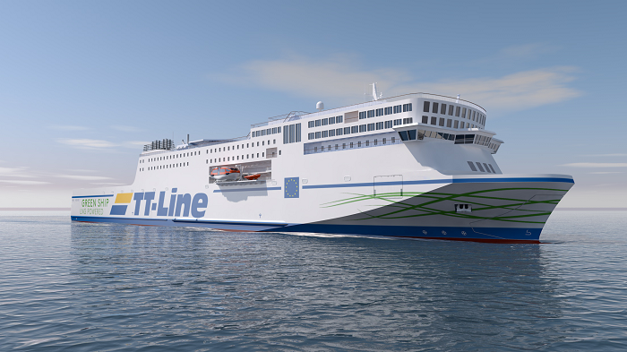 Kolejny krok w kierunku zrównoważonego rozwoju: TT-Line świętuje udane wodowanie drugiego promu Green Ship-GospodarkaMorska.pl