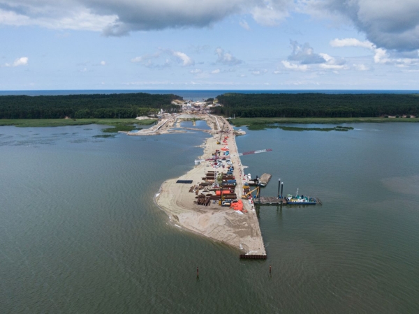 Mierzeja Wiślana. Rozpoczęło się pogłębianie kanału [WIDEO, ZDJĘCIA]-GospodarkaMorska.pl