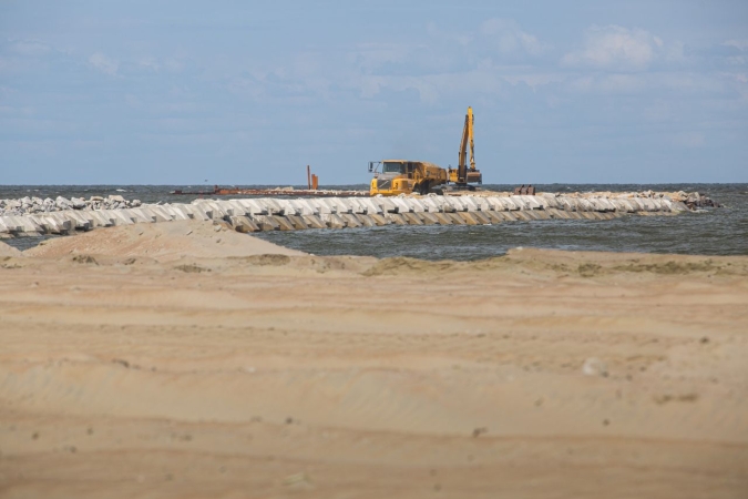 Mierzeja Wiślana. Rozpoczęło się pogłębianie kanału [WIDEO, ZDJĘCIA]-GospodarkaMorska.pl