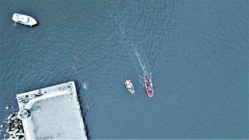 Modernizacja układu falochronów w Porcie Północnym w Gdańsku. Wykonano część budowlanych robót hydrotechnicznych [WIDEO]-GospodarkaMorska.pl
