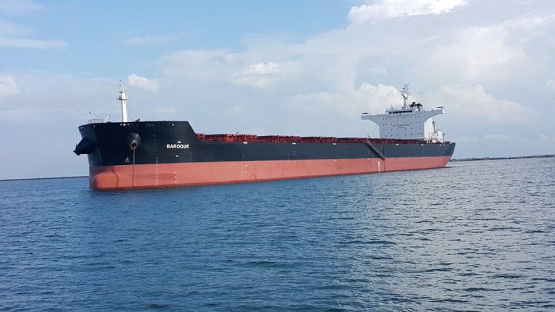 Pierwszy masowiec już przekroczył rozbudowany Kanał Panamski (foto)-GospodarkaMorska.pl